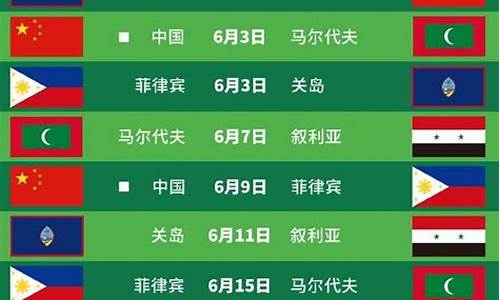 国足世预赛赛程比赛时间,国足世预赛赛程2024时间